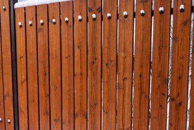 забор из термодерева